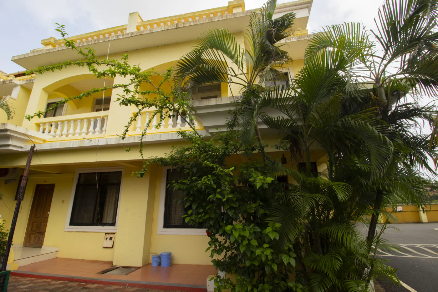 Exterior of the Benaulim holiday villa