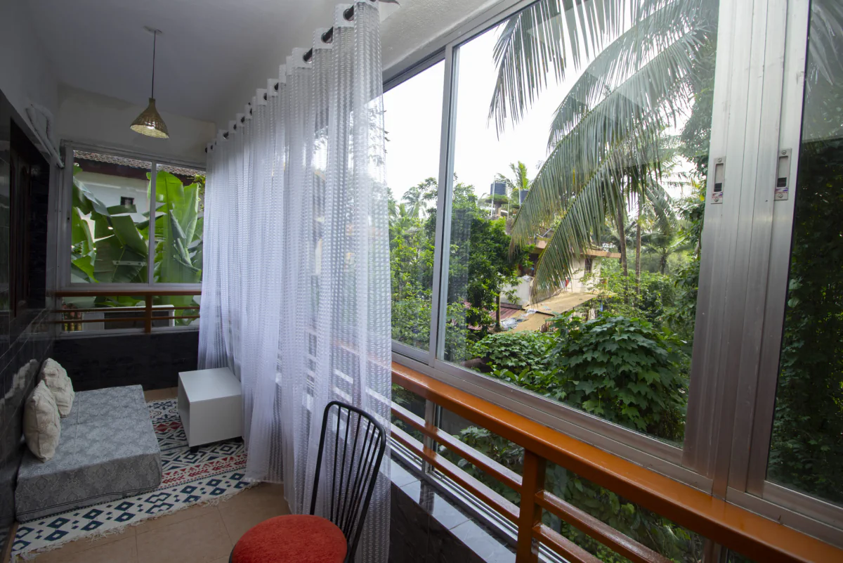 Balcony at the Colva holiday retreat